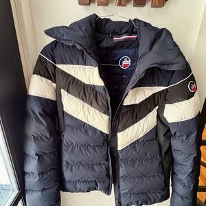 Fusalp Navy and White Ski Jacket